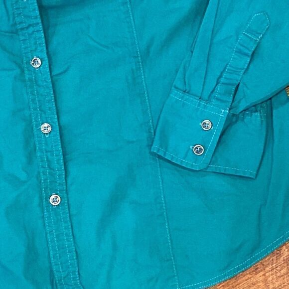 Bit & Bridle Button Up Blouse Shirt Size 1X  - Picture 4 of 5